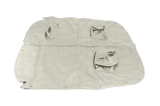 Tonneau Cover - White Superior PVC with Headrests - MkIV & 1500 RHD - 822491SUPWHITE